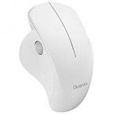 MOUSE INALAMBRICO ERGONMICO SCROLL LATERAL QUARONI 3 SCROLL/RECEPTOR 2.4 GHZ/1200 DPI/PTICO/BAJO CONSUMO/BLANCO, - Garantía: 1 AÑO -