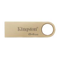 MEMORIA FLASH USB KINGSTON DATA TRAVELER SE9 G3 64GB GEN 1 3.2 TIPO A DORADA (DTSE9G3/64GB), - Garantía: 5 AÑOS -