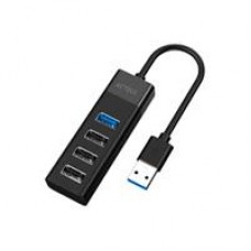 HUB ACTECK PORT X4 DH422 / HUB 4 EN 1 USB / 1X USB 3.0 / 3 X USB 2.0 / NEGRO / AC-937061, - Garantía: SG -
