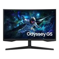 MONITOR LED SAMSUNG 27 PULGADAS /G5 G55C ODYSSEY/ QHD (2560 X 1440) / VA / WIDESCREEN /CURVO/ HDMI / DP / 165HZ / NEGRO., - Garantía: 3 AÑOS -