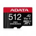 MEMORIA ADATA MICRO SDXC/SDHC 512GB UHS-I VIDEOVIGILANCIA 24/7 100MB/85MB 4K CLASE 10 U3 V30 A2 C/ADAPTADOR (AUSDX512GUI3V30SHA2-RA1), - Garantía: 3 AÑOS -