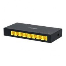 SWITCH/ DAHUA/ PFS3008-8GT/ GIGABIT DE 8 PUERTOS NO ADMINISTRABLE/ CAPA 2/ 10/100/1000 BASE-T/ CARCASA METALICA/ SWITCHING 16G/ TASA DE REENVIO DE PAQUETES 11.9 MBPS/ MEMORIA BUFER DE PAQUETES 1.5MB/, - Garantía: 2 AÑOS -