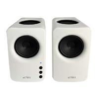 BOCINAS ACTECK DYNAMIC EXACT MINI BS475 / INALAMBRICA / 10 W RMS / SONIDO ESTEREO 2.0 / CONEXION BLUETOOTH - AUX / CONTROL DE VOLUMEN / INDICADOR LED / BLANCO / AC-936378, - Garantía: 1 AÑO -