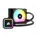 DISIPADOR CON ENFRIAMIENTO LIQUIDO CORSAIR ICUE H60X/120 MM/ S-1700 1200/AM5 AM4/ RGB CW-9060064-WW2, - Garantía: 5 AÑOS -