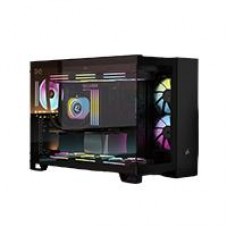 GABINETE CORSAIR 2500X LINK/ NEGRO/SEMI- TORRE/ MICRO-ATX MITX /CRISTAL TEMPLADO/GAMER/ CC-9011267-WW, - Garantía: 2 AÑOS -