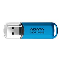 MEMORIA ADATA 64GB USB 2.0 C906 AZUL AC906-64G-RWB, - Garantía: 5 AÑOS -