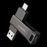 MEMORIA QUARONI 32GB USB 3.2 / DUAL AC / OTG / METALICA, - Garantía: 1 AÑO -