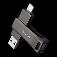 MEMORIA QUARONI 32GB USB 3.2 / DUAL AC / OTG / METALICA, - Garantía: 1 AÑO -