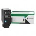 TONER LASER LEXMARK 71C8HC0 CYAN, ALTO RENDIMIENTO 10500 PAGINAS, PARA CS730, - Garantía: SG -
