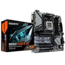 TARJETA MADRE BIGABYTE B650 EAGLE AX S-AM5 / 4X DDR5 7600 OC / DP / HDMI / WIFI / BT / PCIE 4.0/ ATX / GAMA MEDIA, - Garantía: 1 AÑO -