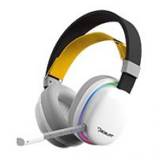 AUDIFONOS INALAMBRICOS OCELOT GAMING PHANTOM H1 / RGB/ BLUETOOTH/ DONGLE USB / CABLE AUX 3.5MM / MICROFONO CON CANCELACION DE RUIDO / MULTIPLATAFORMA / COLOR BLANCO, - Garantía: 1 AÑO -