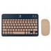 KIT TECLADO Y MOUSE INALAMBRICO BLUETOOTH RECARGABLE ERGONOMICO COMPACTO PERFECT CHOICE GENOVA - AZUL, - Garantía: 1 AÑO -