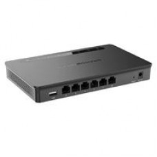 ROUTER GRANDSTREAM GWN7001/ GIGABIT VPN BALANCEADOR DE CARGAS 30,000 SESIONES NAT 6 PUERTOS 10/100/1000 MBPS WAN/LAN COMPATIBLE CON GWN CLOUD, - Garantía: 1 AÑO -