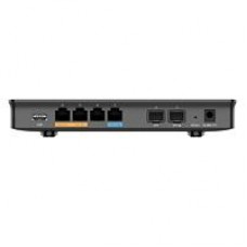 ROUTER GRANDSTREAM GWN7002 /GIGABIT VPN BALANCEADOR DE CARGAS 30,000 SESIONES NAT 4 PUERTOS 10/100/1000 MBPS 2 PUERTOS SFP WAN/LAN 1 PUERTO ENTRADA POEAF/AT 2 PUERTOS SALIDA POE AF/AT, - Garantía: 1 AÑO -