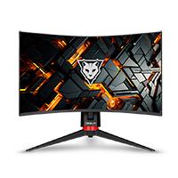 MONITOR OM-32 / 31.5 PULGADAS / CURVO /RESOLUCION QHD 2560 X 1440 / 180HZ / 5MS / FREESYNC / 2X HDMI / 2X DP / 1X AUDIO OUT / VESA 100X100 / COLOR NEGRO, - Garantía: 1 AÑO -