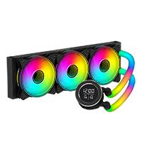 ENFRIAMIENTO LIQUIDO OCELOT GAMING POLAR WAVE 360 BLACK / 360MM / ARGB / 70 CFM / 1800 RPM / 32 DB / INTEL Y AMD / COLOR NEGRO, - Garantía: 1 AÑO -