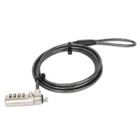 CANDADO LAPTOP NANO, MANHATTAN, 440493, COMBINACIÓN 1.8MTS GRIS, - Garantía: 1 AÑO -