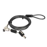 CANDADO LAPTOP , MANHATTAN, 440486 ,NANO LLAVE 1.8MTS GRIS, - Garantía: 1 AÑO -