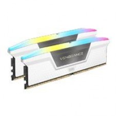 MEMORIA RAM CORSAIR DDR5 UDIMM VENGEANCE RGB 64GB 2 X 32GB 5200 MHZ C40 WHITE, - Garantía: 1 AÑO -