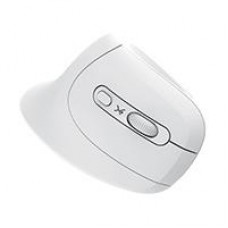 MOUSE VERTICAL INALAMBRICO 800 A 1200 DPI SILENCIOSO CONECTOR USB ERGONOMICO PERFECT CHOICE SNOUSE - BLANCO, - Garantía: 1 AÑO -