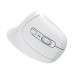 MOUSE VERTICAL INALAMBRICO 800 A 1200 DPI SILENCIOSO CONECTOR USB ERGONOMICO PERFECT CHOICE SNOUSE - BLANCO, - Garantía: 1 AÑO -