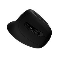 MOUSE VERTICAL INALAMBRICO 800 A 1200 DPI SILENCIOSO CONECTOR USB ERGONOMICO PERFECT CHOICE SNOUSE - NEGRO, - Garantía: 1 AÑO -