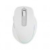 MOUSE INALAMBRICO 1000 A 1600 DPI RECARGABLE CONECTOR USB CLIC SILENCIOSO LUZ RGB ERGONOMICO PERFECT CHOICE LUMIER PRO - BLANCO, - Garantía: 1 AÑO -