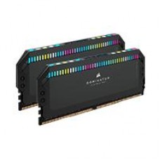 MEMORIA RAM CORSAIR DDR5 DOMINATOR PLATINUM RGB 64GB 2X32GB 6000MT/S CL40 BLACK CMT64GX5M2B6000C40, - Garantía: 1 AÑO -