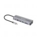 DOCKING USB, MANHATTAN, 153928, -C  7 PTOS, HDMI, RED, USB-C PD/2XUSBV3.2, SD/MICRO SD, - Garantía: 1 AÑO -