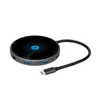 DOCKING USB, MANHATTAN,166560,-C  8 PTOS, HDMI, USB-C PD,3XUSB-A,CARGA INALAMBRICA, - Garantía: 1 AÑO -