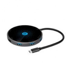 DOCKING USB, MANHATTAN,166560,-C  8 PTOS, HDMI, USB-C PD,3XUSB-A,CARGA INALAMBRICA, - Garantía: 1 AÑO -