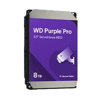 DISCO DURO INTERNO WD PURPLE PRO 8TB 3.5 ESCRITORIO SATA3 6GB/S 256MB 7200RPM 24X7 IA DVR NVR 1-16 BAHIAS 1-64 CAMARAS WD8002PURP, - Garantía: 5 AÑOS -