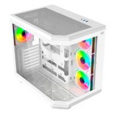 GABINETE GAMER BALAM RUSH TANK MASTER 9600TB / MEDIA TORRE / ATX - MICRO ATX - ITX / PANELES REMOVIBLES CRISTAL TEMPLADO / 4X VENTILADORES ARGB / SOPORTE PARA ENFRIAMIENTO / BLANCO / BR-938686, - Garantía: 5 AÑOS -