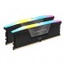 MEMORIA RAM CORSAIR DDR5 VENGEANCE RGB 48GB 2 X 24GB 7000MT/S CL36 BLACK CMH48GX5M2B7000C36, - Garantía: 1 AÑO -