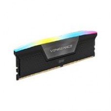 MEMORIA RAM CORSAIR DDR5 VENGEANCE RGB 96GB 4 X 24GB 6000MT/S CL30 BLACK CMH96GX5M4B6000C30, - Garantía: 1 AÑO -