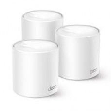 ROUTER | TP-LINK | DECO X50 PRO(3-PACK) | WIFI 6 | AX3000 | 2 PUERTOS 2.5GB | 150 DISPOSITIVOS | APROXIMADO 600 MTS CUADRADOS, - Garantía: 1 AÑO -