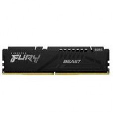 MEMORIA RAM KINGSTON DIMM DDR5 16GB 5200MT/S FURY BEAST BLACK EXPO CL36 288PIN 1.25V C/DISIPADOR DE CALOR P/PC/GAMER/ALTO RENDIMIENTO KF552C36BBE-16, - Garantía: 1 AÑO -