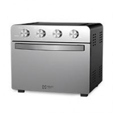 FREIDORA DE AIRE CON HORNO MIRATI HOME DE 25 LITROS CON 10 FUNCIONES, 1600 W, CONTROL CON PERILLA, ACERO INOXIDABLE, 4 PERILLAS AJUSTABLES, TEMPERATURA DE 80C - 230C, - Garantía: 1 AÑO -