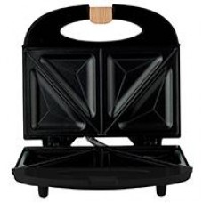 SANDWICHERA / DOBLE PARRILLA / 750 W / NEGRO, - Garantía: 1 AÑO -