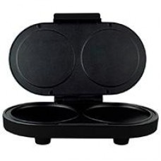 PARRILLA PARA HOTCAKES MIRATI / 1000W / DOBLE PARILLA / ANTIADHERENTE / NEGRO, - Garantía: 1 AÑO -