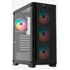GABINETE GAMER BALAM RUSH CARBONO TWIN MATE 5000 / MEDIA TORRE / ATX,MICRO-ATX, MINI-ATX / 4 VENTILADORES ARGB / PANEL IZQ CRISTAL + FRENTE INTERCAMBIABLE CRISTAL- MESH / NEGRO / BR-938839, - Garantía: 3 AÑOS -