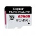 MEMORIA FLASH MICRO SD KINGSTON SDHC HIGH ENDURENCE 256GB 95R UHS-I U1 V10 P/ VIDEOVIGILANCIASDCE/256GB, - Garantía: 1 AÑO - MEMORIA FLASH MICRO SD KINGSTON SDHC HIGH ENDURENCE 256GB 95R UHS-I U1 V10 P/ VIDEOVIGILANCIASDCE/256GB, - Garantía: 1 AÑO -