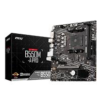 MB MSI B550 AMD S-AM4 3A GEN/2XDRR4 3200MHZ/PCIE 4.0/HDMI/DVI/4XUSB 3.2/M.2/MICRO ATX/GAMA MEDIA, - Garantía: 3 AÑOS -