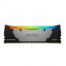 MEMORIA RAM KINGSTON DIMM DDR4 32GB 3200MT/S FURY RENEGADE BLACK XMP RGB CL16 288PIN 1.35V C/DISIPADOR DE CALOR P/PC/GAMER/ALTO RENDIMIENTO KF432C16RB2A/32, - Garantía: 1 AÑO -