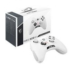 GAME PAD FORCE GC30 V2 WHITE MSI USB/WINDOWS/ANROID 4.1/VIBRACION 8 HORAS DE JUEGO, - Garantía: 2 AÑOS -