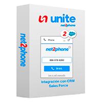 INTEGRACION A SALESFORCE - NET2PHONE - PARA CONMUTADOR TELEFONICO UNITE - LICENCIA DE 1 USUARIO - RENTA MENSUAL - ENTREGA ELECTRONICA, - Garantía: SG -