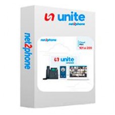 EXTENSION ILIMITADA - NET2PHONE - PARA CONMUTADOR TELEFONICO EN LA NUBE UNITE DE 101 A 200  USUARIOS - LICENCIA POR USUARIO - RENTA MENSUAL - ENTREGA ELECTRONICA, - Garantía: SG -