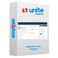 INTEGRACION A HUBSPOT - NET2PHONE - PARA CONMUTADOR TELEFONICO UNITE - LICENCIA POR USUARIO - RENTA MENSUAL - ENTREGA ELECTRONICA, - Garantía: SG -