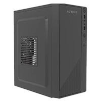 GABINETE ACTECK KIOTO GC220F / MINI TORRE / MICRO ATX, MINI ITX / FUENTE 500W INCLUIDA / SOPORTE PARA VENTILADORES / METAL / NEGRO / AC-939539, - Garantía: 3 AÑOS -