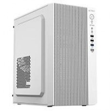 GABINETE ACTECK ZENITH GI656 / MINI TORRE / MICRO-ATX,MINI-ITX / FUENTE 500 W /  FULL METALICO + FRENTE SOLIDO / BLANCO / AC-939270, - Garantía: 3 AÑOS -
